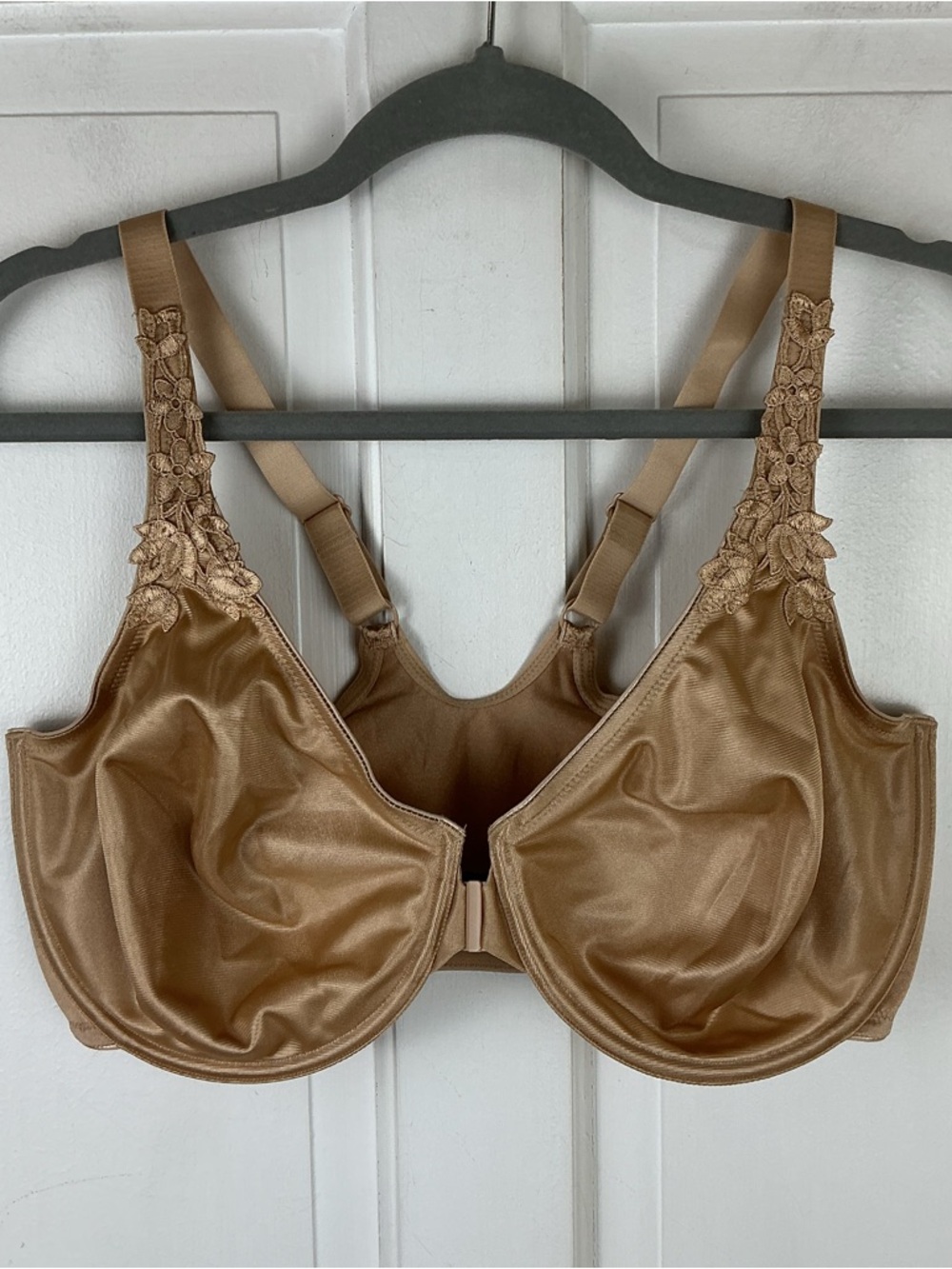DOMINIQUE‎ Front Close Minimizer Bra 40DD Satin Unlined